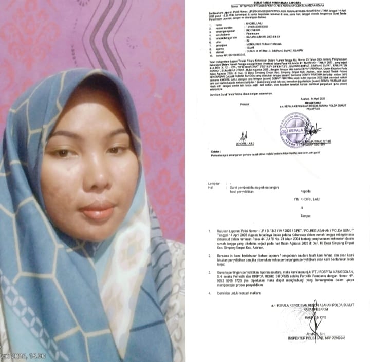 Diduga KDRT Penelantaran Dan Pernikahan Berhalangan Di Polres Asahan Lambat Proses Hukum nya