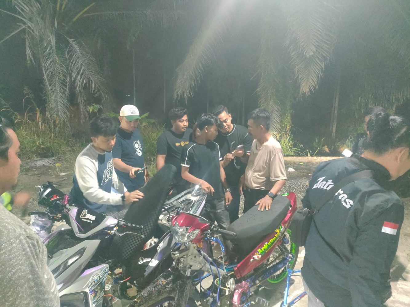 Polres Batu Bara Gelar Patroli Gabungan, Amankan Remaja dan 4 Sepeda Motor Diduga Balap Liar