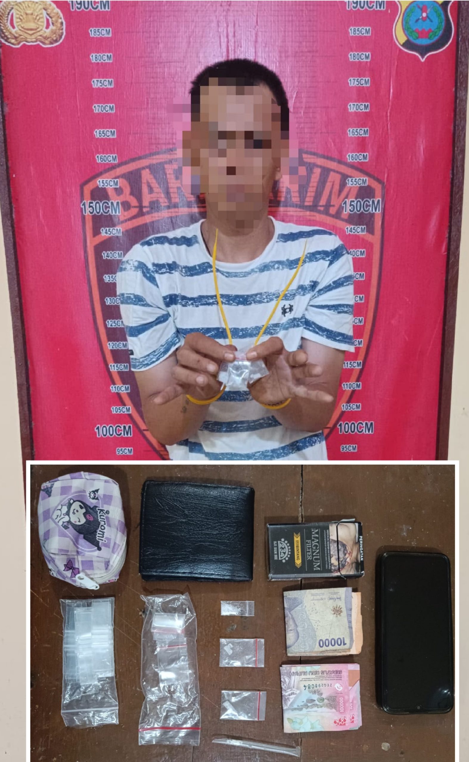 Residivis Narkoba Kembali Diciduk di Sergai, Kabur 200 Meter ke Kebun Sawit Bawa Sabu